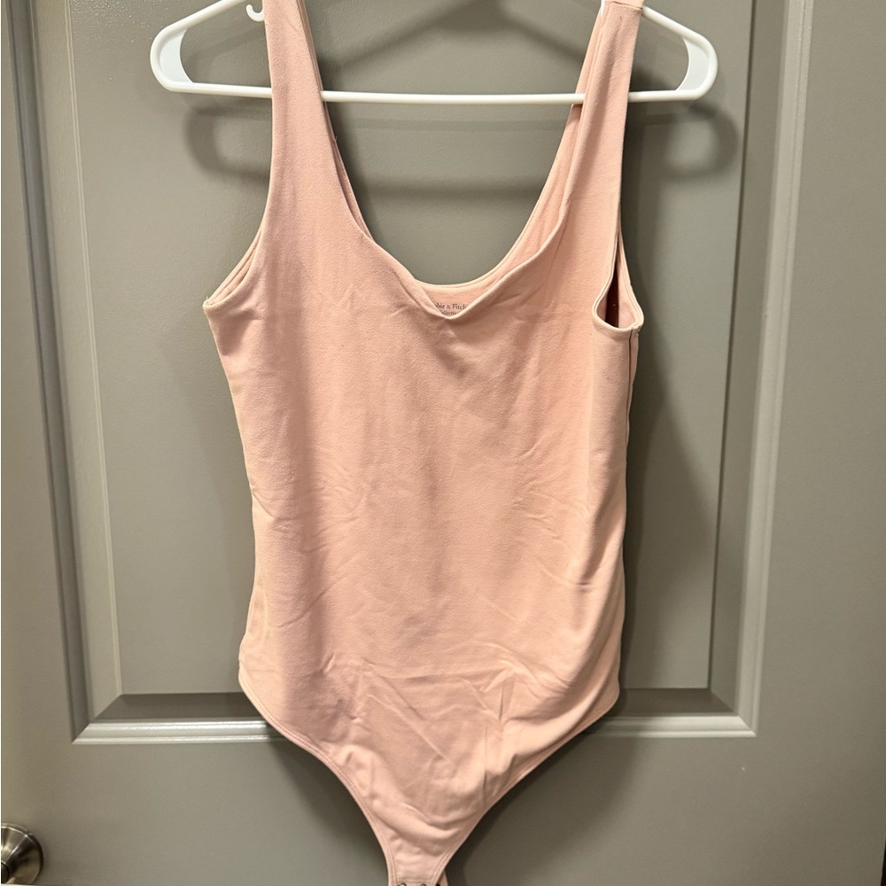 Abercrombie Soft AF Collection Pink Bodysuit Size Medium